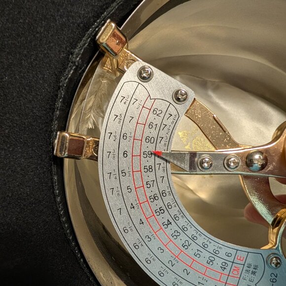 Genuine Borsalino Mascotte - Radiconcini Rome - 1997 Black Fedora 59 (7 3/8) - Picture 8 of 8